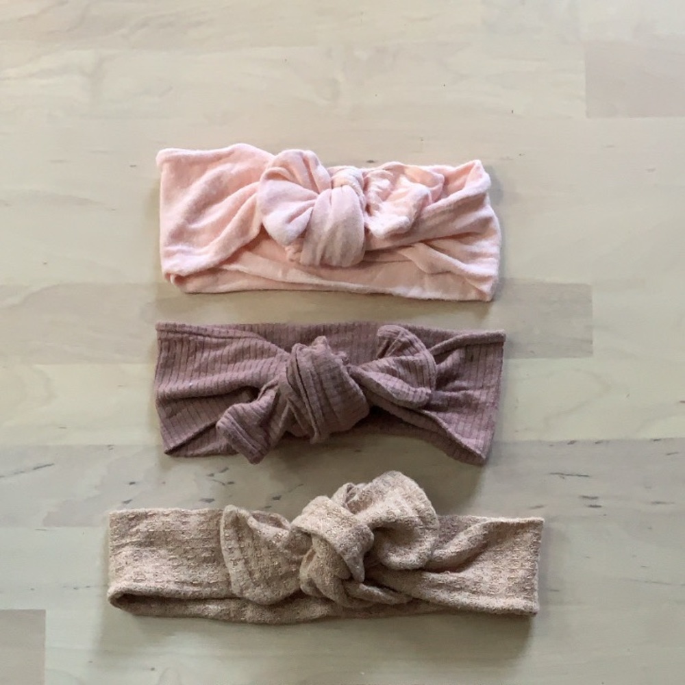Lot of 3 Mini Made Co. Headbands